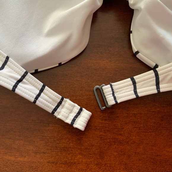 Billabong Flora Beat Striped Bandeau Bikini Top - Picture 9 of 14